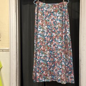 Floral A-Line Skirt
